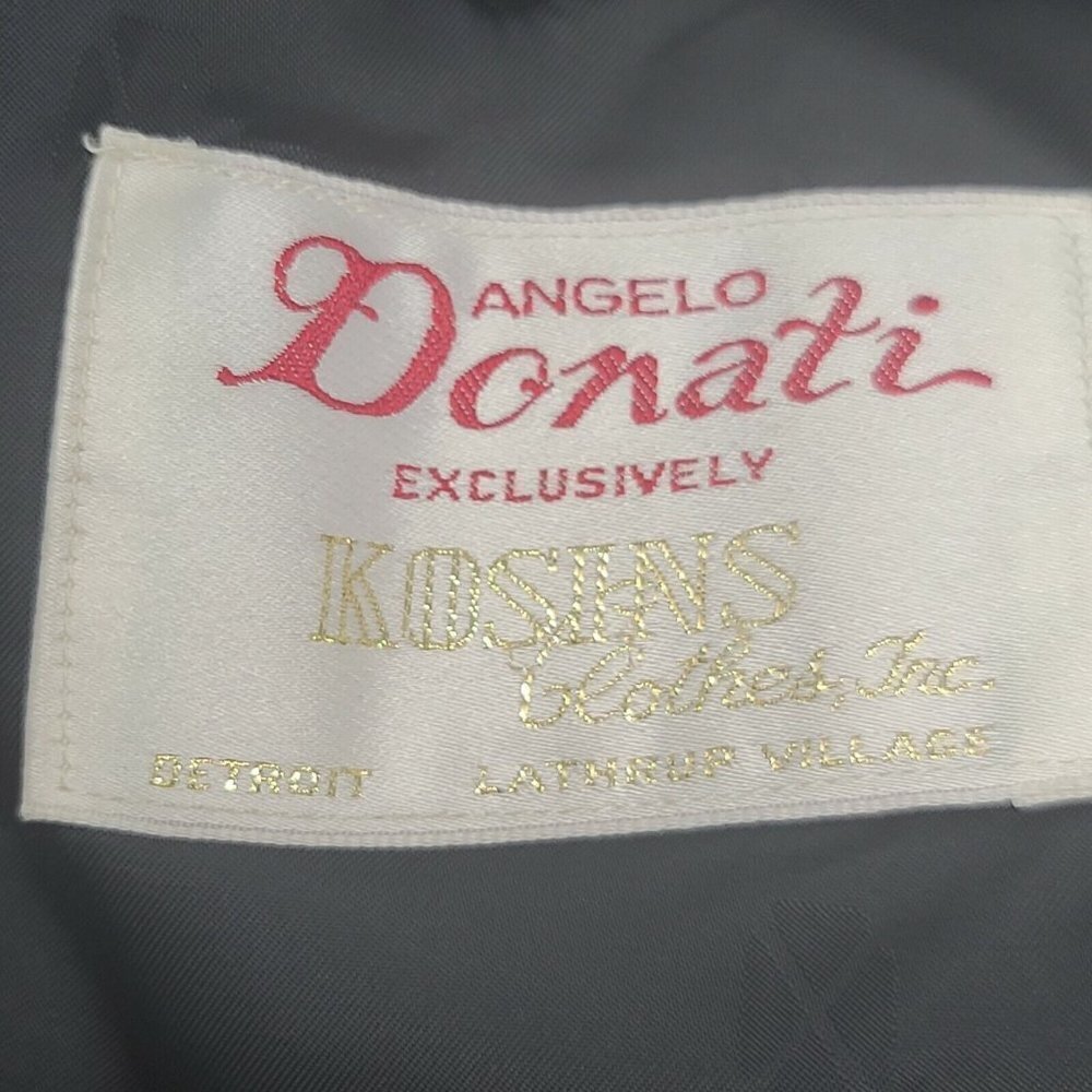 Angelo Donati Men's Single Breasted Wool Sport Coat 40 Long View 6